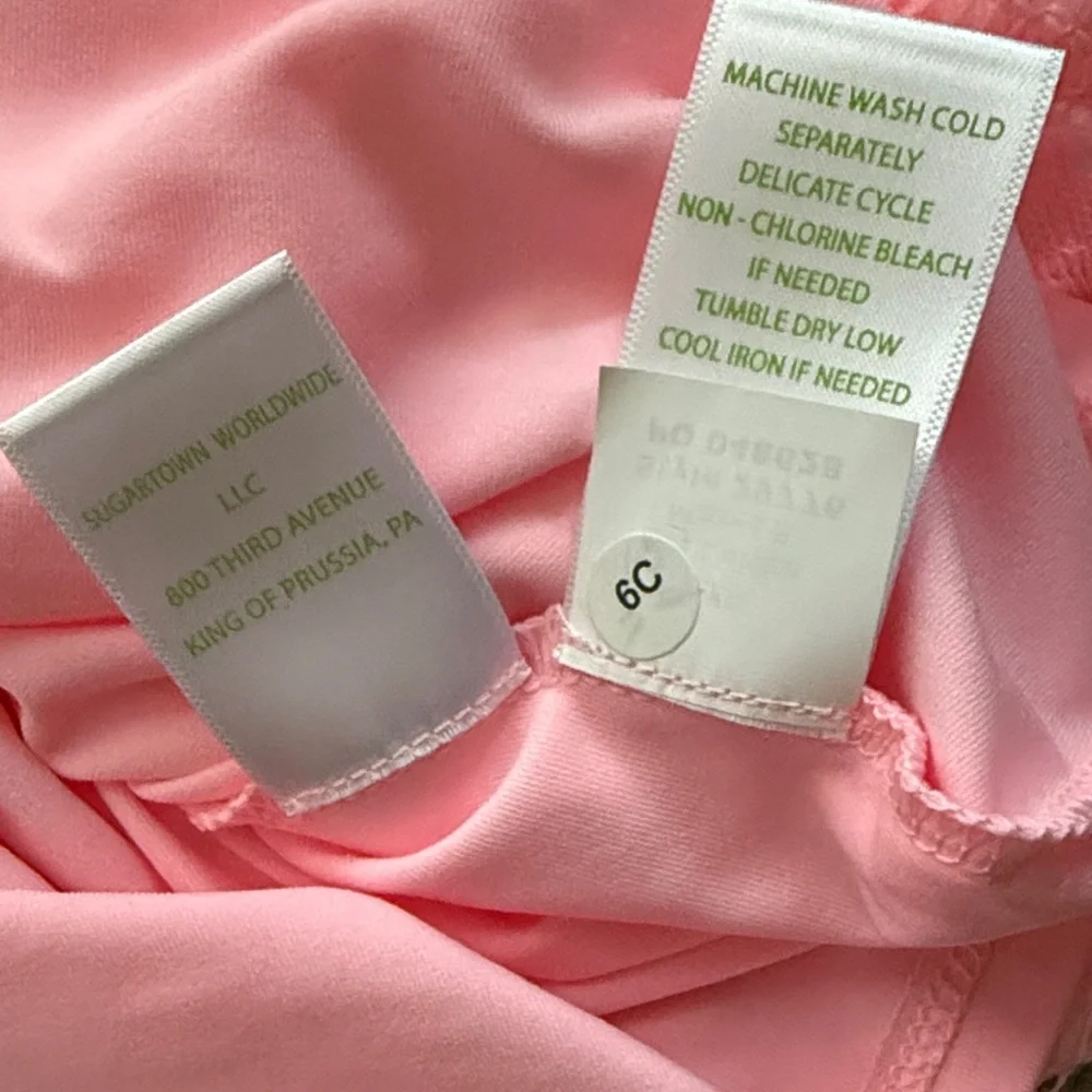 Lilly Pulitzer Pink Lace Wiley Tube Top - Picture 7 of 8
